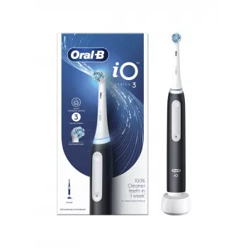 Oral-B iO3 matinė juoda elektrinis dantų šepetėlis