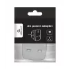 Gembird Cablexpert a-AC-UKEU-001 - Maitinimo adapteris - Jungtis (S) prie Kištuko (W) - Baltas - Jungtinė Karalystė, Europa