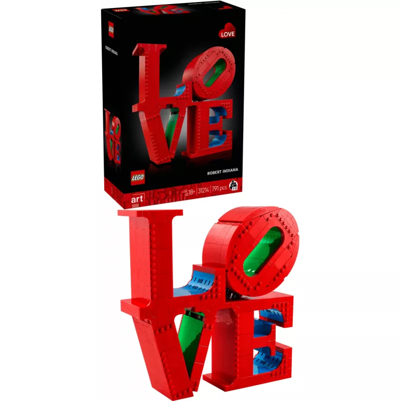 LEGO ART 31214 LOVE – Statomas pop meno modelis
