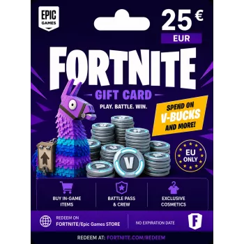 Fortnite dovanų kortelė 25 EUR verslui / darbuotojų dovanoms