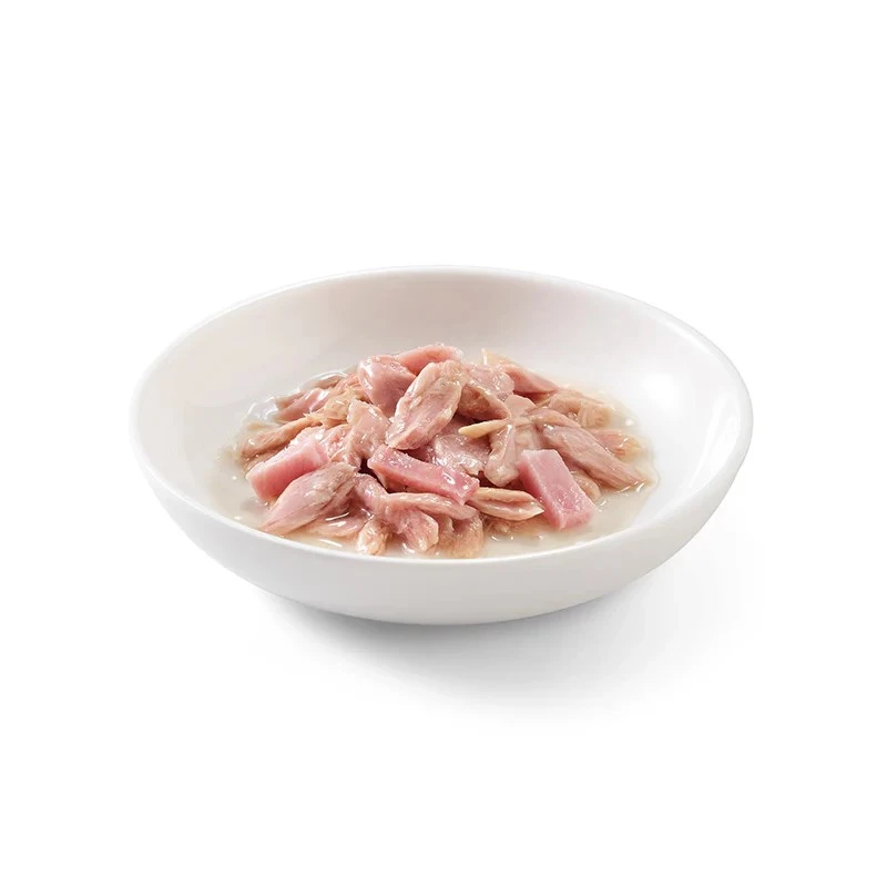 SCHESIR Tunas su kumpiu sultinyje – šlapias kačių maistas – 140g