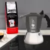 Kavos virimo aparatas BIALETTI BRIKKA INDUCTION 4TZ 180 ml Antracitas, Sidabras