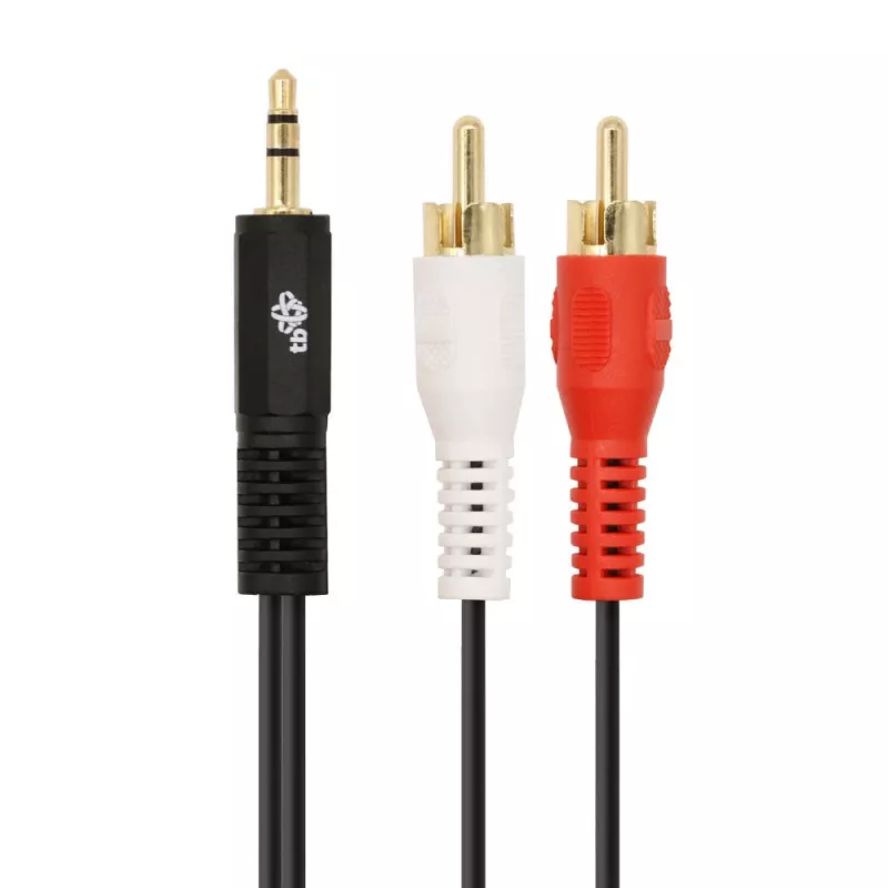 TB Laidas 3,5mm MiniJack - 2x RCA M/M 1,5m (AKTBXAJ2RCA150B)