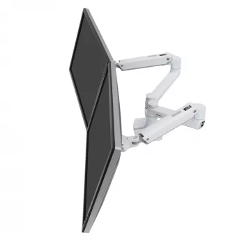 Monitorų laikiklis Ergotron LX Series 45-491-216, dviejų monitorių, baltas