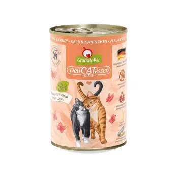 GRANATAPET DeliCATessen Veršiena ir triušis – šlapias kačių ėdalas – 400g