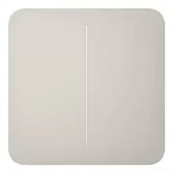 Valdymo pultelis Ajax SoloButton 2-jų jungiklių Smėlio spalvos 82,8 mm x 10,3 mm