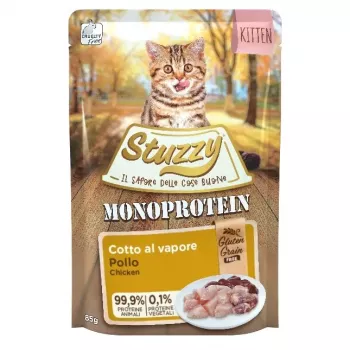 STUZZY Monoprotein Kitten Vištiena – šlapias ėdalas kačiukams – 85g