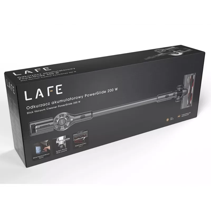 LAFE 47531 PowerGlide 200W belaidis šluotinis dulkių siurblys