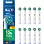 Oral-B CrossAction keičiamosios dantų šepetėlio galvutės, 10 vnt., baltos