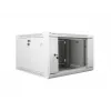 Lanberg sieninis montažinis 19 colių 6U 600x600 mm spintos korpusas pilkas (stiklinės durys)
