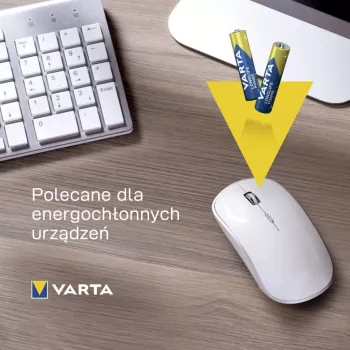Šarminių baterijų rinkinys Varta AAA (R3) Longlife Power – 24 vnt.