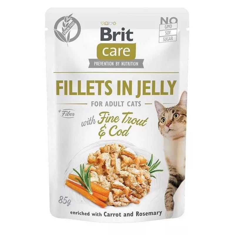 Šlapio maisto pakeliai katėms Brit Care FJ Flavour Box in Jelly 12 x 85 g