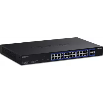 TRENDnet TEG-3284WS - versija v1.0R - tinklo jungiklis (24 prievadai Gigabit + 4 SFP)