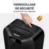 Fellowes Powershred LX70 kryžminio pjovimo popieriaus smulkintuvas, juodas, 18 l