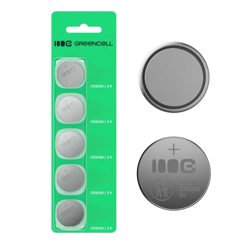 Green Cell CR2025 ličio baterija 3V 160mAh monetinis elementas