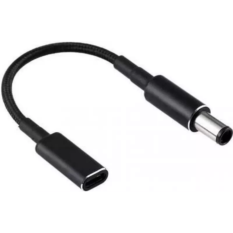 CoreParts MBXUSBC-CO0003 lizdų keitiklis USB C į 4.5×3.0, juodas