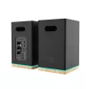 Lentyniniai garsiakalbiai Teac BS-60BK LED Juodi – Bluetooth, 2×90 W, RCA, USB, optinis, basrefleksinis, nuotolinio valdymo pultas