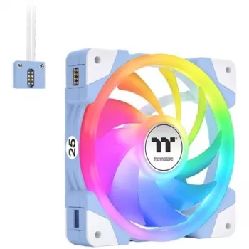 Thermaltake SWAFAN EX14 ARGB 140mm 3 vnt. korpuso ventiliatoriai - Hydrangea Blue