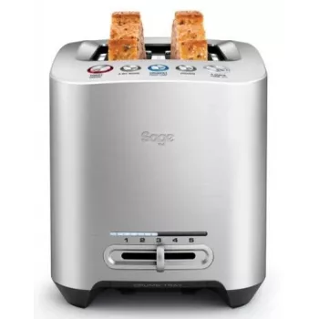 Sage the Smart Toast 5 2 dalių sidabrinis skrudintuvas