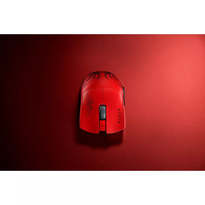 Razer Viper V3 Pro Faker Edition pelė, skirta žaidimams, dešinei rankai, belaidė RF + USB Type-C, optinė, 35000 DPI