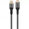 Goobay 65271 Vaizdo kabelio adapteris 5 m DisplayPort – HDMI pilka