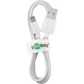 Wentronic 77527 USB laidas baltas
