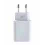 Universalus įkroviklis 2x3A USB C + USB A Power Delivery baltas