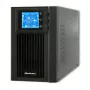 Qoltec 53042 nepertraukiamo maitinimo šaltinis (UPS) Dvigubo keitimo (Online) 1 kVA 800 W 2 AC lizdai
