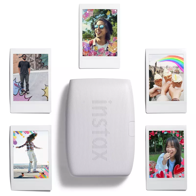 Fotospausdintuvas Fujifilm Instax Mini Link 3 White belaidis nešiojamas momentinis spausdintuvas išmaniesiems telefonams