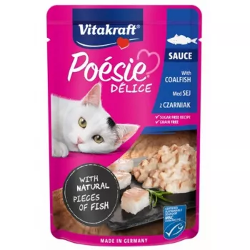 VITAKRAFT Poesie Delice blackfish – šlapias kačių ėdalas – 85 g