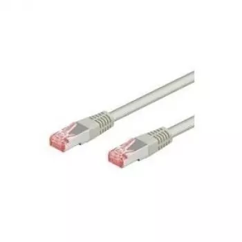 Wentronic Goobay CAT 6 jungiamasis kabelis, S/FTP (PiMF), pilkas, 7,5 m - CCA variu dengtas aliuminis (93650)