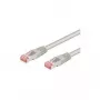 Wentronic Goobay CAT 6 jungiamasis kabelis, S/FTP (PiMF), pilkas, 7,5 m - CCA variu dengtas aliuminis (93650)