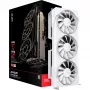 Vaizdo plokštė XFX Radeon RX 9070 XT — 16 GB GDDR6, 256 bitų, PCIe x16, 2400 MHz, 3 ventiliatoriai balta, 325×65 mm
