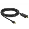 Vaizdo kabelio adapteris DeLOCK 83698 Mini DisplayPort į HDMI 1 m juodas
