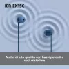 Sony IER-EX15C ausinės, laidinės, į ausis, skambučiai/muzika, USB Type-C, baltos