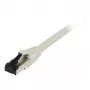 Synergy 21 jungiamasis kabelis RJ45, CAT8.1 2000MHz, 0,25m, pilkas, S-STP (S/FTP), TPE (Ultra SuperFlex), AWG26