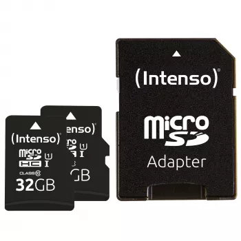 Intenso 32GB UHS-I microSDHC Doppelpack (2 vnt.)