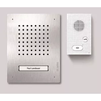Siedle SET CLAB 850-1 E/W garso komplektas Siedle Classic nerūdijantis plienas/balta (210010045-00)
