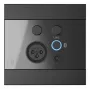 AUDAC WP225/B sieninis skydelis, XLR mikrofonas + 3,5 mm lizdas, Bluetooth, juodas