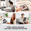 Dėklas su klaviatūra Logitech Combo Touch US iPad Pro 11 1,2,3 gen pilka
