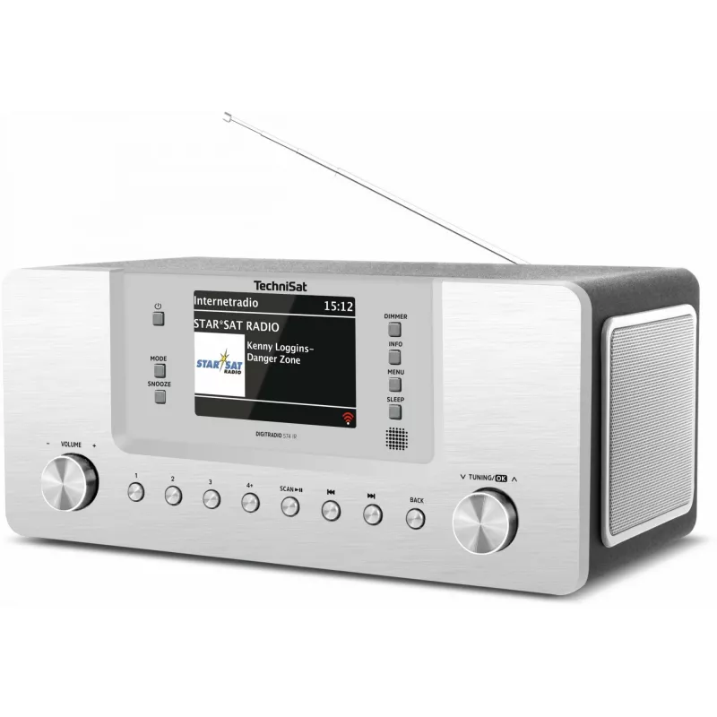 TechniSat DigitRadio 574 IR - Garso sistema - 2 x 5 W - Sidabrinė (0001/2951)