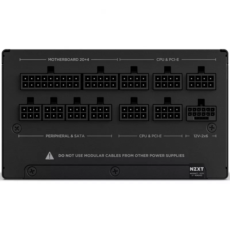 Maitinimo blokas NZXT C-Series C850 850W, modulinis, 80+ Gold, ATX 3.1