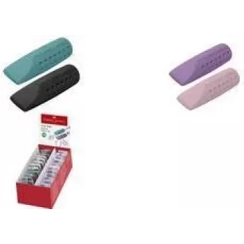 Trintuko dangtelis Faber-Castell Rad. Grip 2001 RollOn Colours – pieštuko galinis trintukas, įvairios spalvos