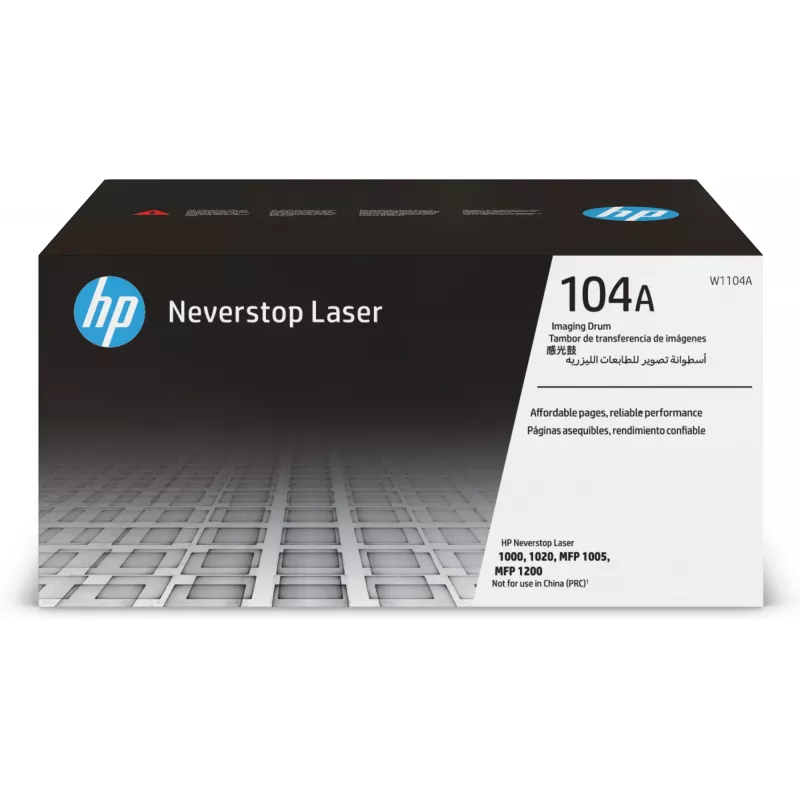 Vaizdo būgnas HP 104A W1104A 12000 puslapių Juodas