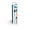 3 viename įkrovimo laidas ColorWay CW-CBUU037-BK — Lightning, Micro-USB, USB-C, 1 m, 2,4 A