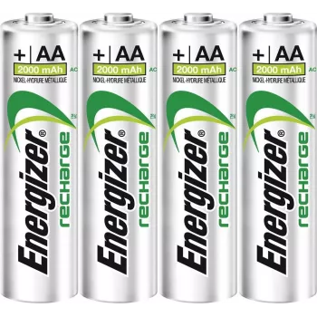 Energizer ACCU Recharge Power Plus įkraunamos NiMH AA baterijos 2000mAh 4 vnt. pakuotė