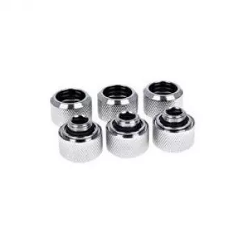 Alphacool Eiszapfen 16mm kieto vamzdelio įsukama jungtis G1/4 - chromas (šešių pakuotė) (17378)