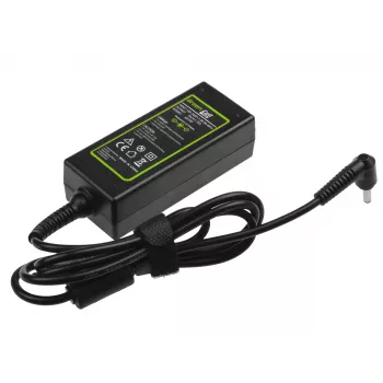 Maitinimo adapteris Green Cell AD70P, 33W, 19V 1,75A, ASUS nešiojamiesiems kompiuteriams, vidaus, juodas