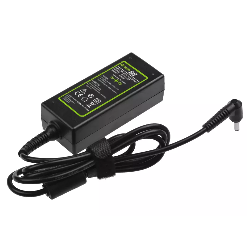 Maitinimo adapteris Green Cell AD70P, 33W, 19V 1,75A, ASUS nešiojamiesiems kompiuteriams, vidaus, juodas
