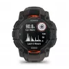 Garmin Instinct 3 Solar GPS išmanusis laikrodis 1.3 colio MIP 176x176 lietimui jautrus ekranas juodas